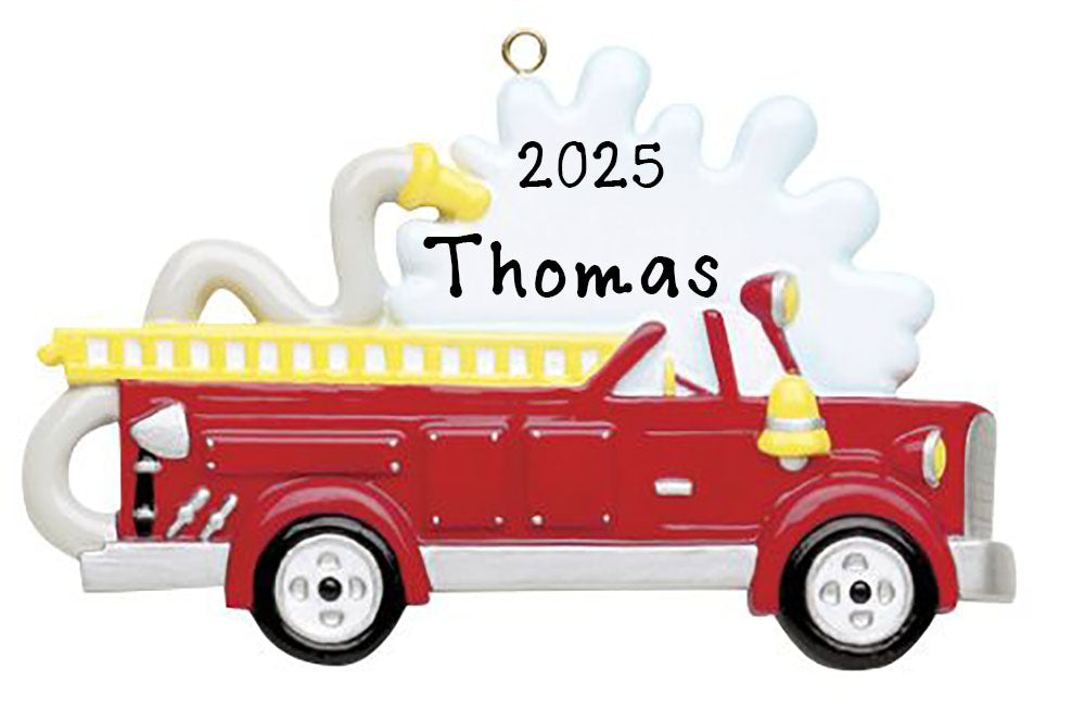 Fire Truck Ornament