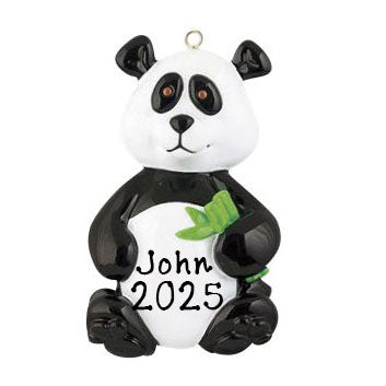 Zoo Animals Personalized Ornament (Panda)