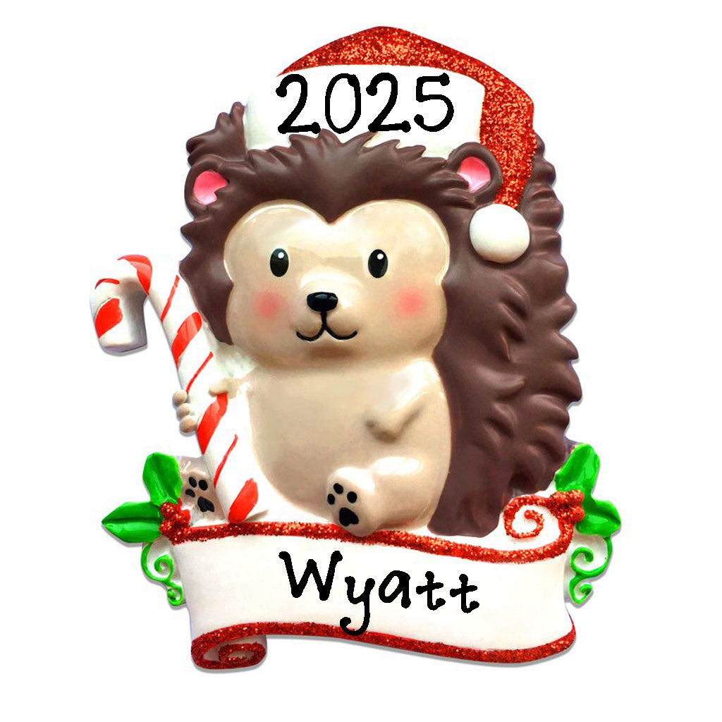 Hedgehog Personalized Ornament