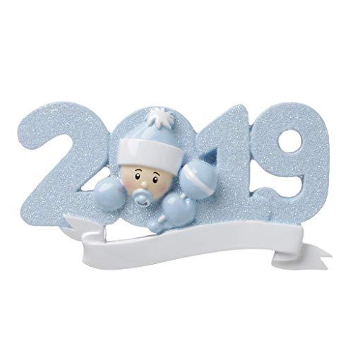 Baby Boy Personalized Ornament (Blue)