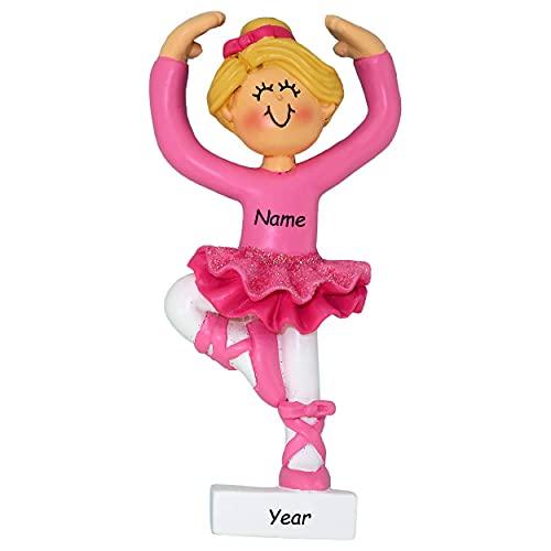Ballet Girl Personalized Ornament (Blonde Girl) Default Title