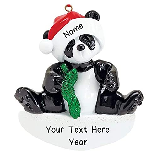 Bamboo Panda Family Personalized Ornament (Single Panda) Default Title