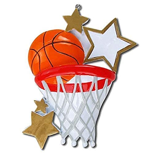 Basketball Personalized Ornament (Basketball)