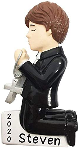 Boy First Communion Personalized Ornament