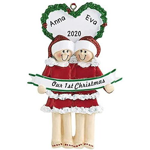 Christmas Love Female Ornament