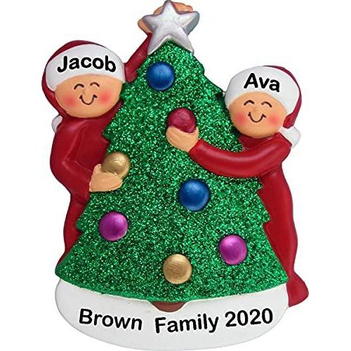 Decorating Tree Family Ornament (Family of 2)