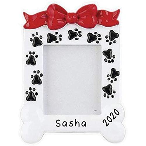 Dog Bone Frame Personalized Ornament