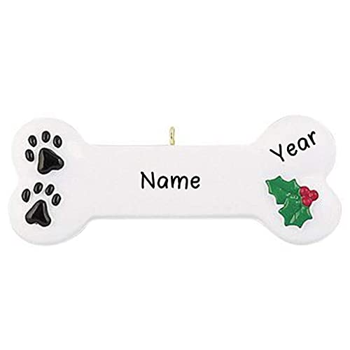 Dog Bone Personalized Ornament Default Title