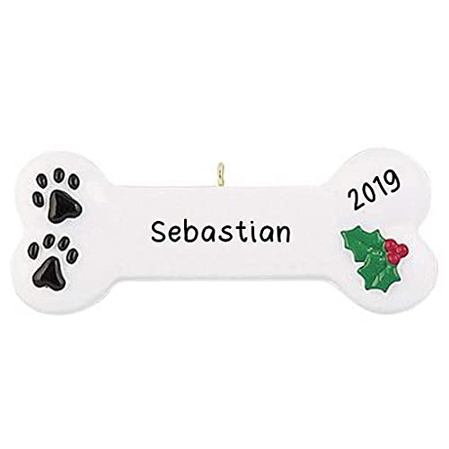 Dog Bone Personalized Ornament