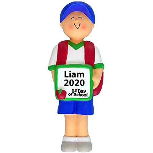 First Day of School Ornament (Male)