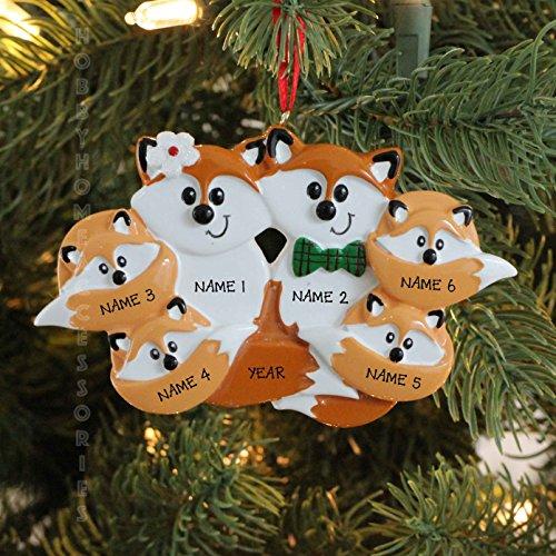Fox Ornament (Family of 6)