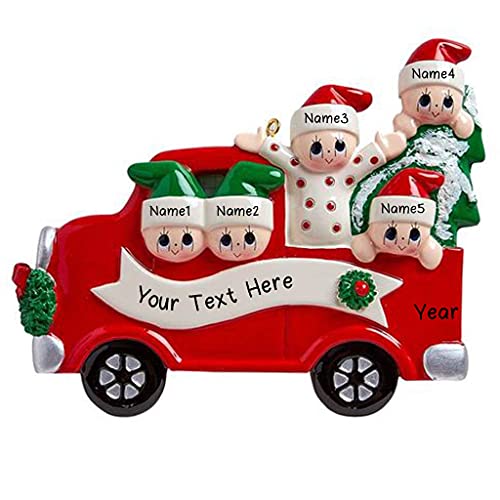 Getting The Tree Family Personalized Ornament (Family of 5) Default Title