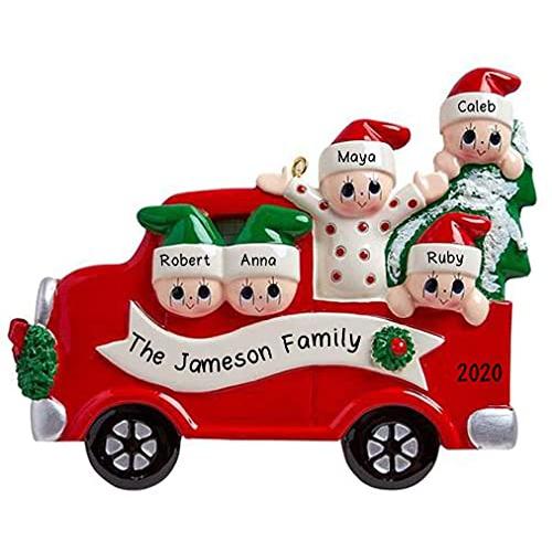 Getting The Tree Family Personalized Ornament (Family of 5)