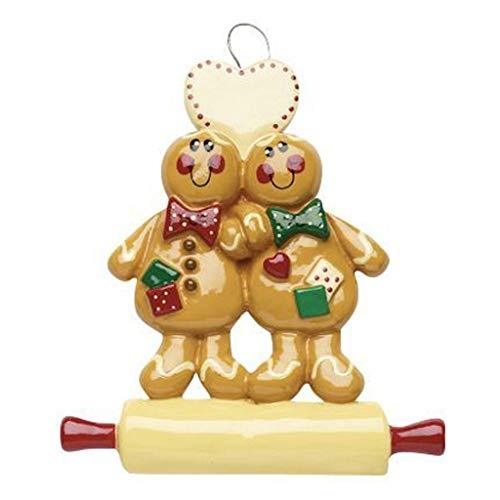 Gingerbread Couple Personalized Ornament