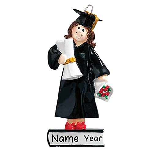 Graduate Girl Personalized Ornament Default Title