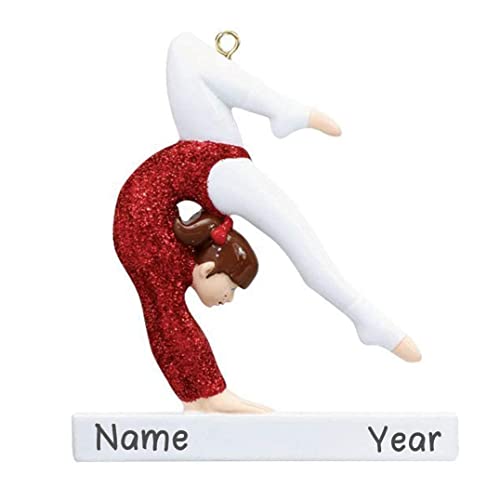 Gymnastics Girl Personalized Ornament