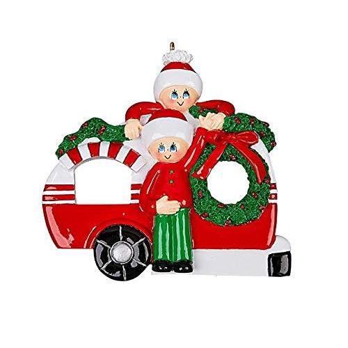 Happy Couple Personalized Ornament (RV Couple) Default Title