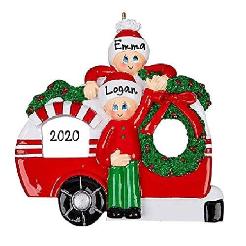 Happy Couple Personalized Ornament (RV Couple)