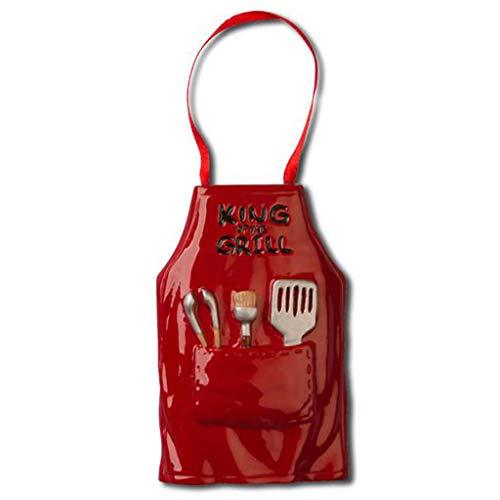King of The Grill Apron Ornament