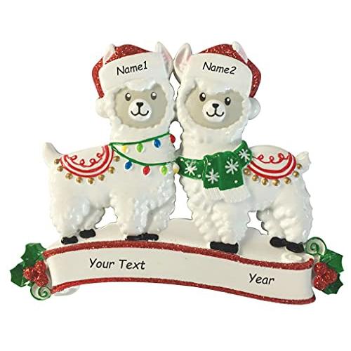Llama Family Personalized Ornament (Family of 2) Default Title