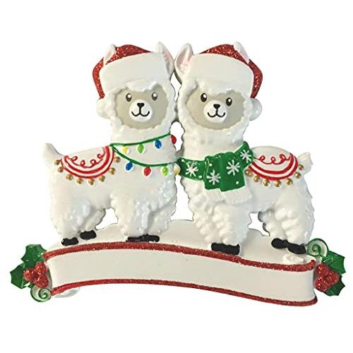 Llama Family Personalized Ornament (Family of 2)