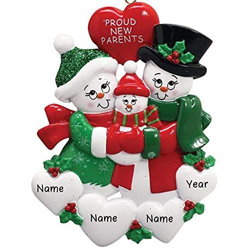 New Parents Personalized Ornament Default Title