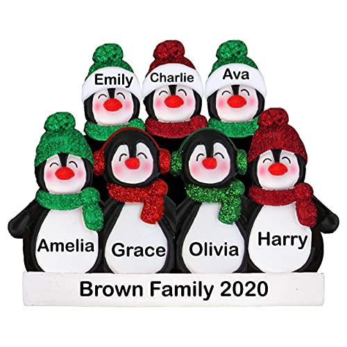 Penguin Family Ornament (Family of 7)