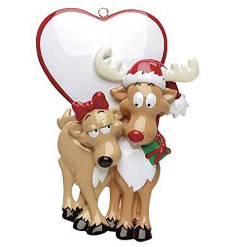 Personalized Be My Deer Couple Love Ornament