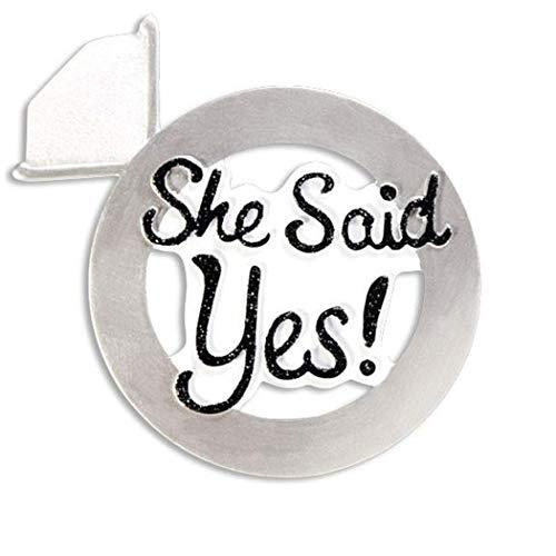 Personalized Engaged She Said Yes Ornament