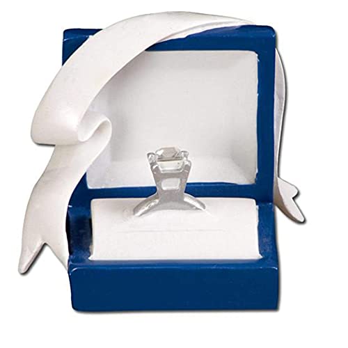 Personalized Engagement Ring Ornament Default Title