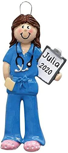 Personalized Nurse Ornament (Woman)