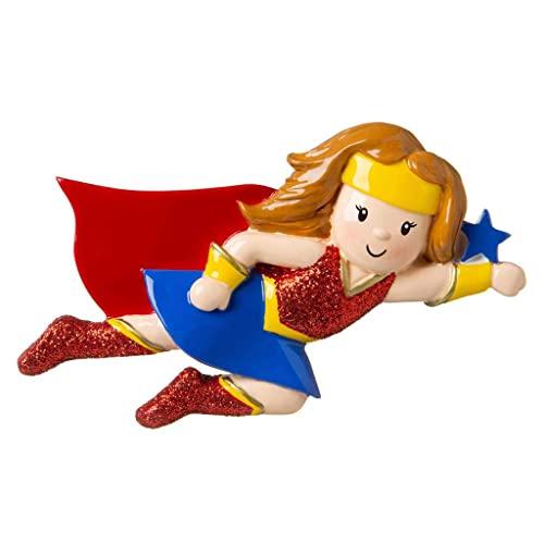 Personalized Super Hero Ornament