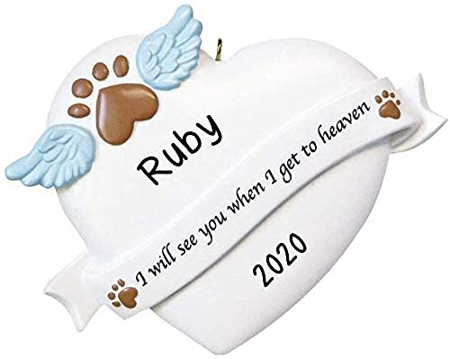 Pet Remembrance Personalized Ornament