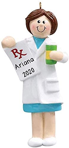 Pharmacist Woman Personalized Ornament