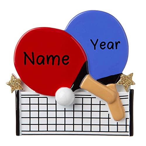 Ping Pong Personalized Ornament