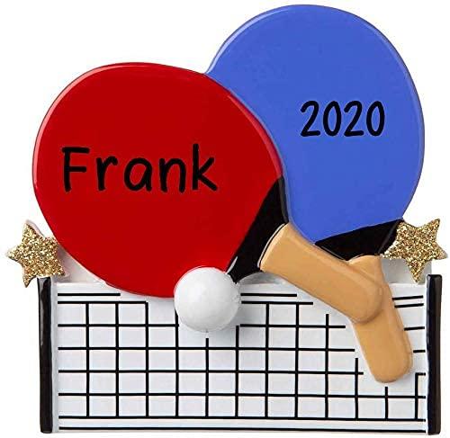 Ping Pong Personalized Ornament