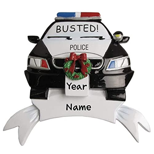 Police Car Personalized Ornament