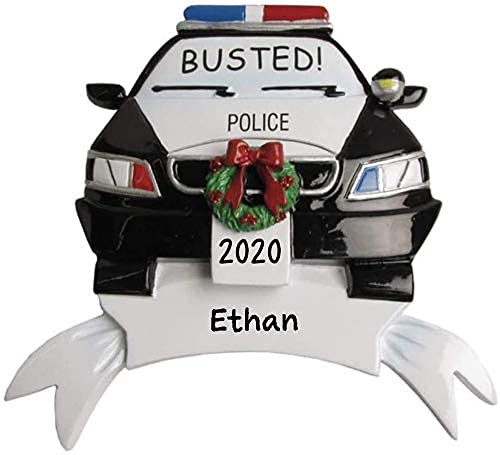 Police Car Personalized Ornament