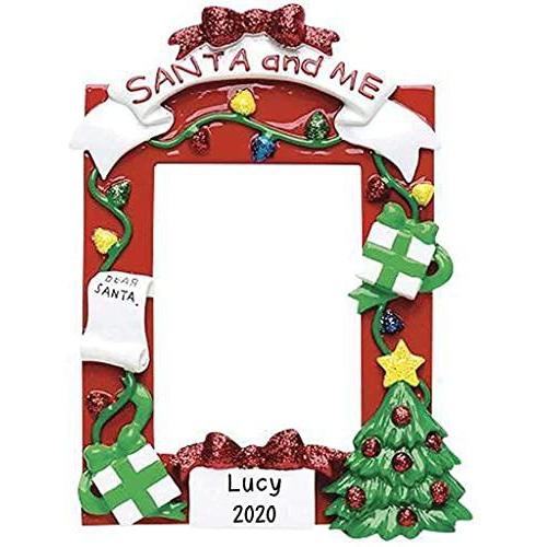 Santa and Me Photo Ornament
