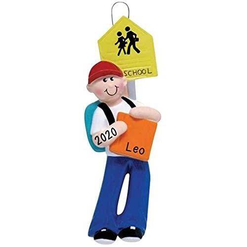 School Boy Personalized Ornament