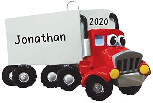 Semi Truck Ornament
