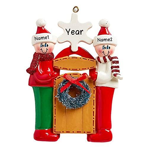 Sledding Family Ornament (Family of 2) Default Title