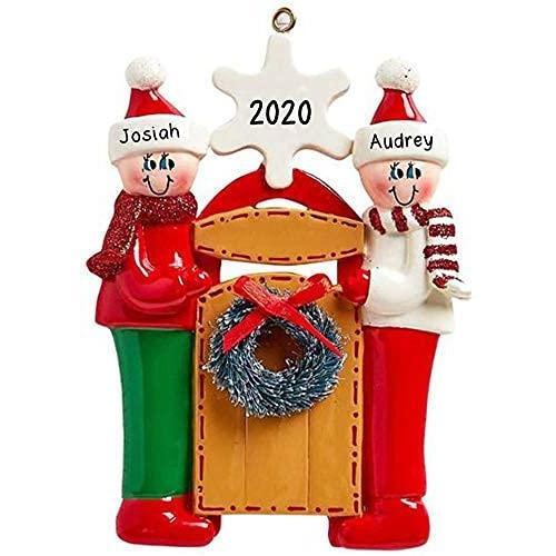 Sledding Family Ornament (Family of 2)