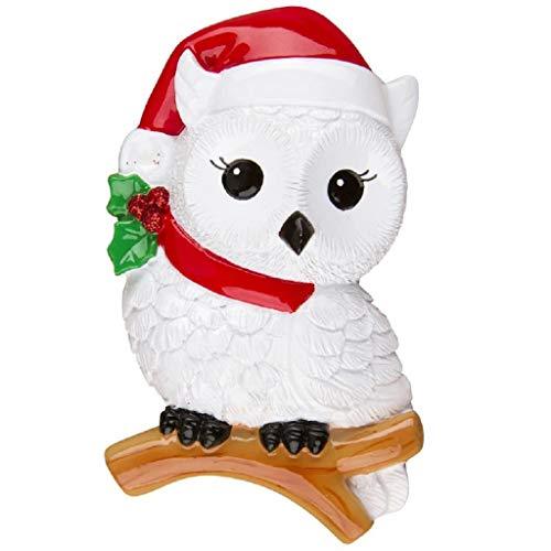 Snowy Owl Personalized Ornament