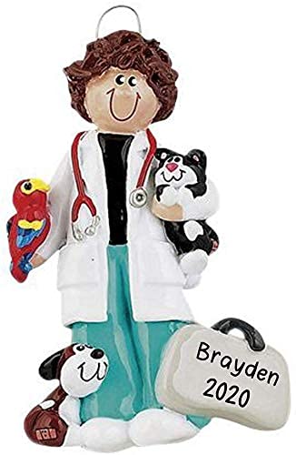 Vet Woman Personalized Ornament