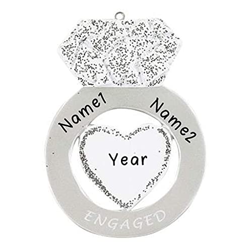We`re Engaged Ornament (Engaged Ring) Default Title