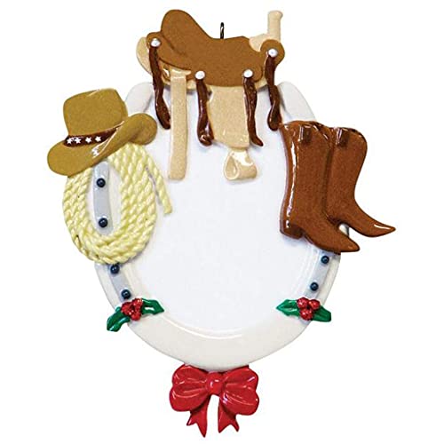 Western Horseshoe Ornament