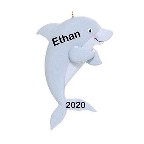 Zoo Animals Personalized Ornament (Dolphin)