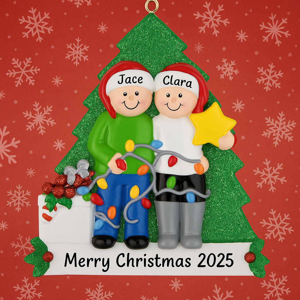 Cherish Your First Christmas Together: Why Personalized Ornaments Are the Perfect Keepsake