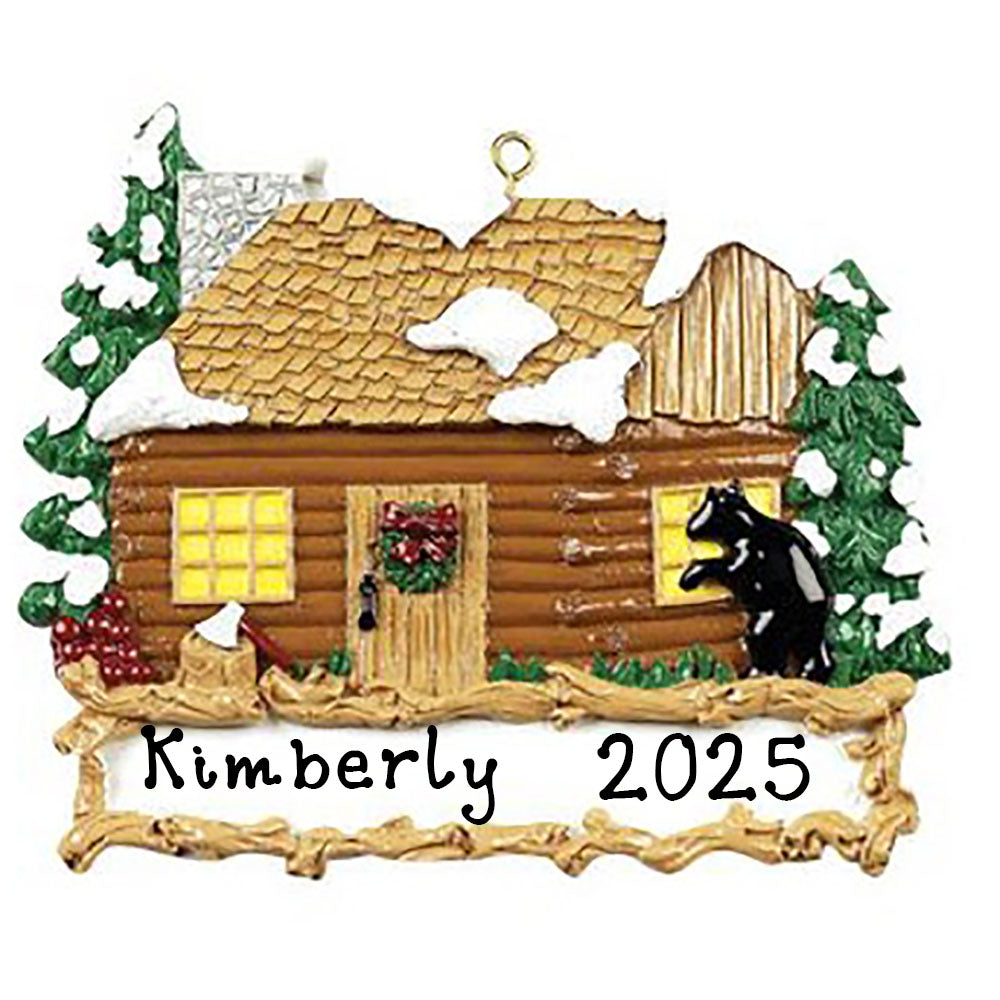 Log Cabin Ornament